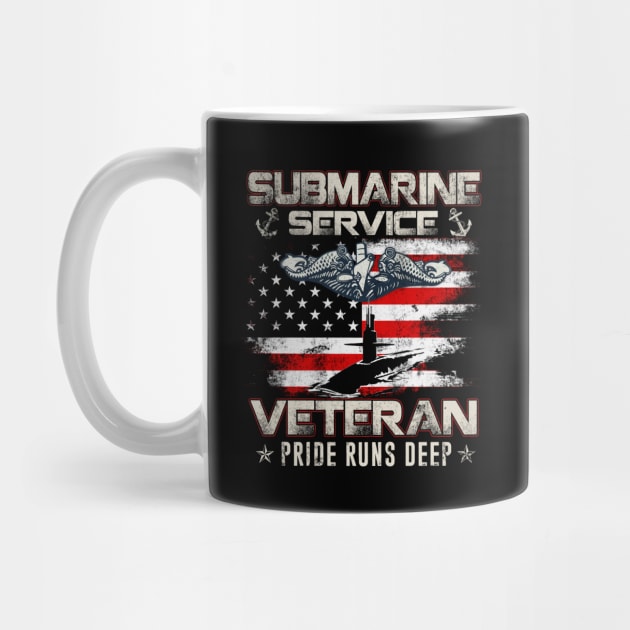 Submarine Service Veteran US Submariner - Gift for Veterans Day 4th of July or Patriotic Memorial Day by Oscar N Sims